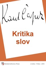 Kritika slov book cover