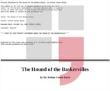 The hound of the Baskervilles book cover